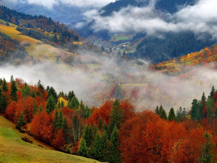 Odpočinek v Transcarpathia na podzim - užitečné s příjemným