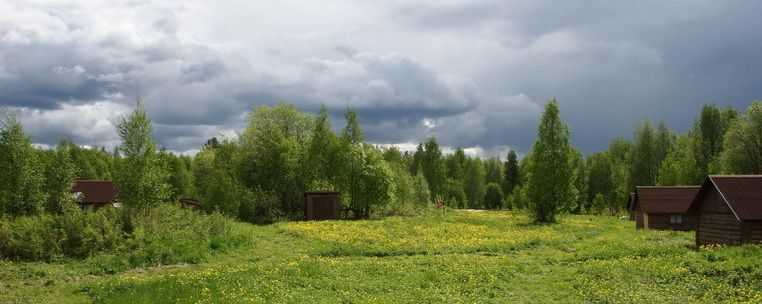 Zbytek v Karelii na podzim: zataženo a deštivé